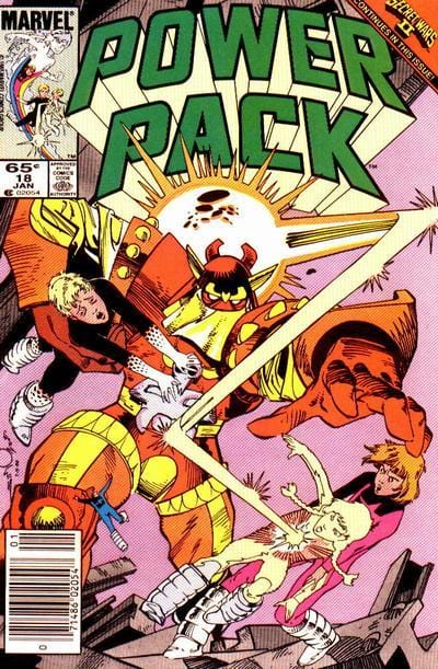 Marvel Comics Power Pack #18 (Newsstand)