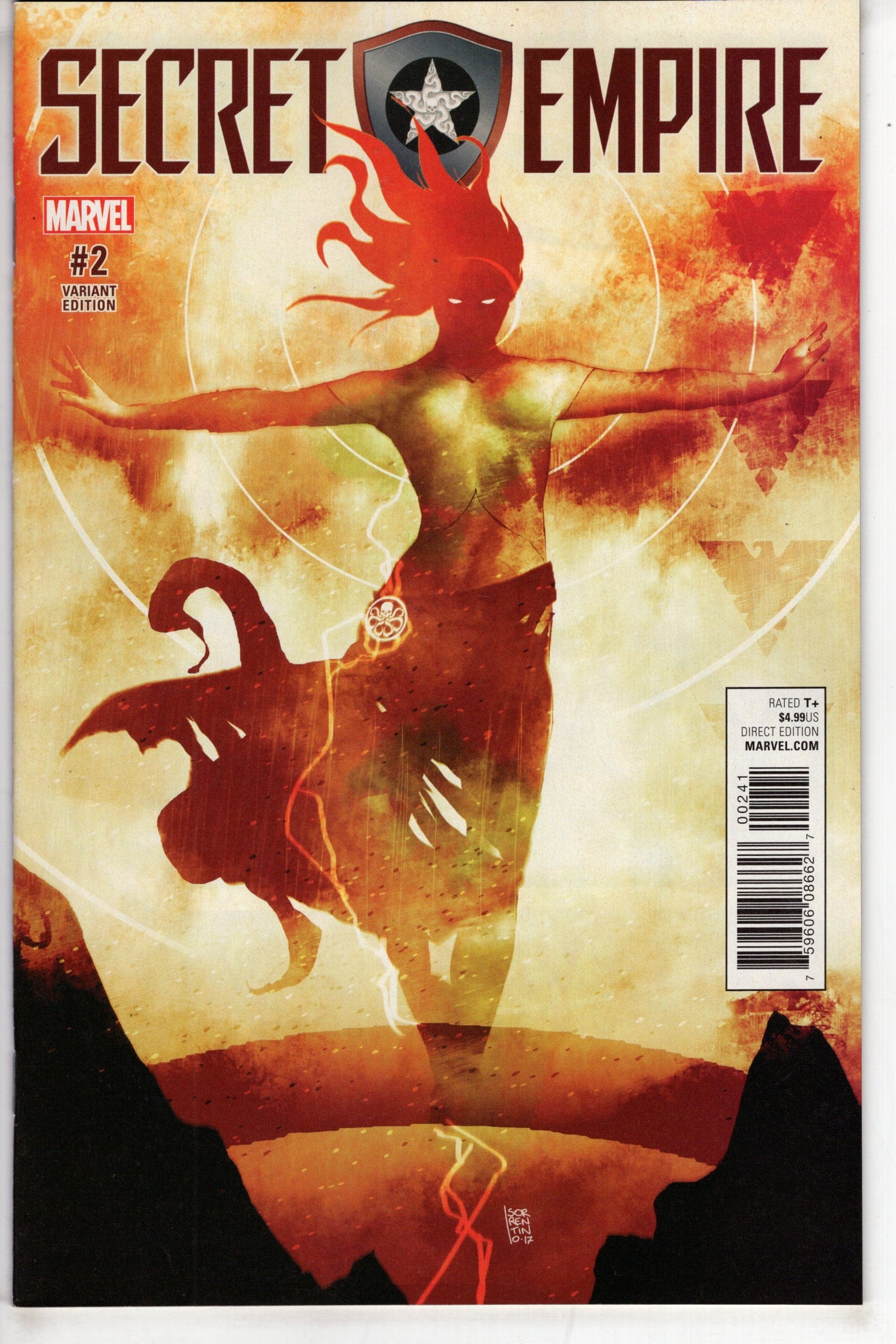 MARVEL COMICS SECRET EMPIRE #2 (OF 9) SORRENTINO HYDRA HEROES VAR