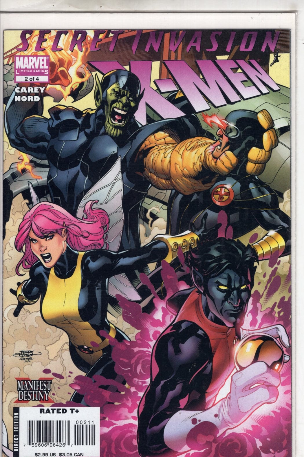 Marvel Comics Secret Invasion: X-Men #2 [VF/NM]