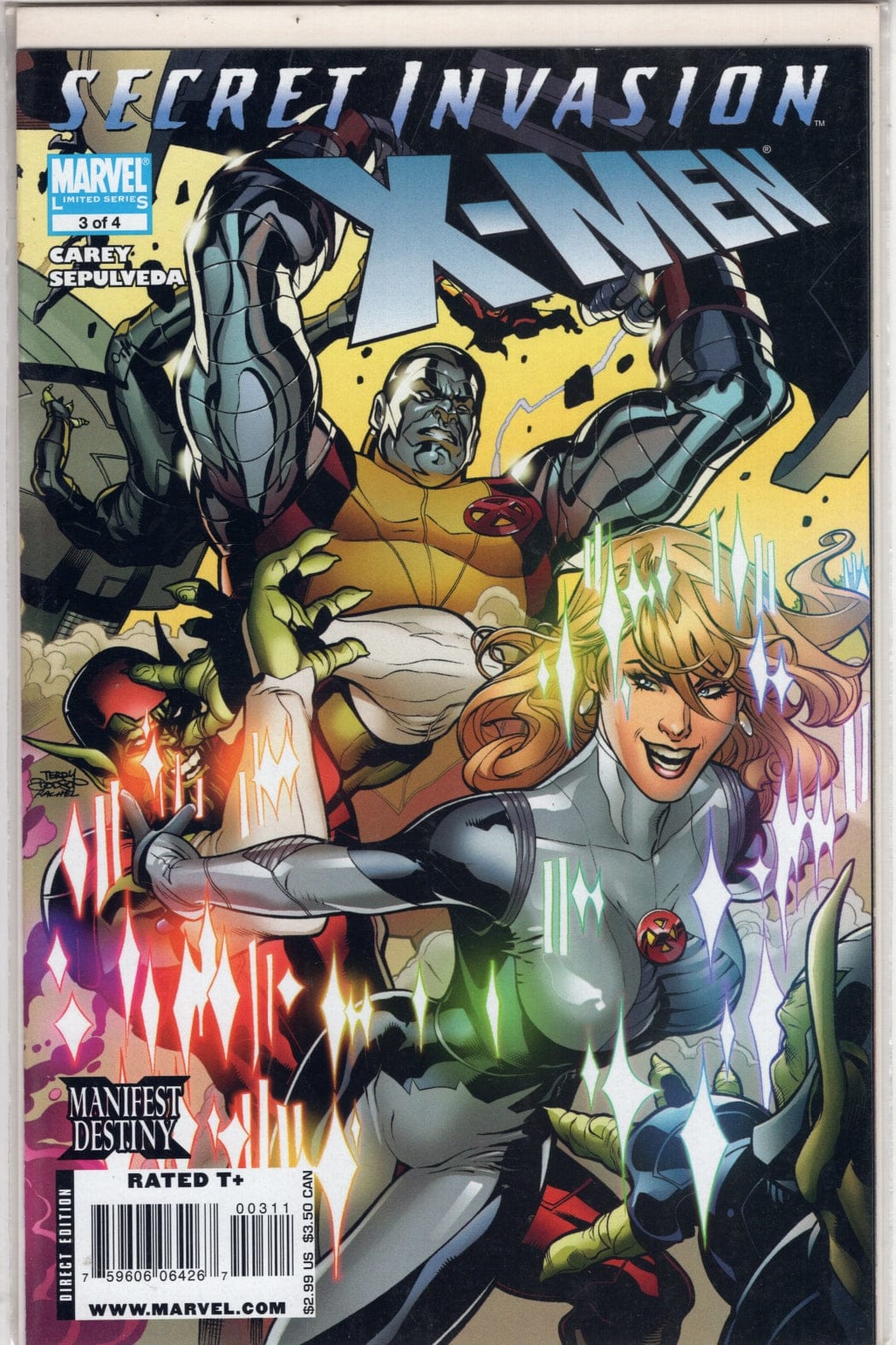 Marvel Comics Secret Invasion: X-Men #3 [VF/NM]