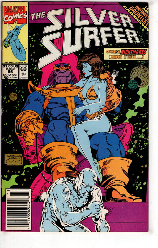 Marvel Comics Silver Surfer #56 [FINE]