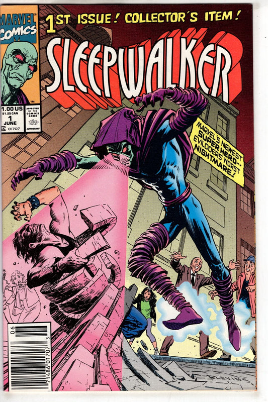 Marvel Comics Sleepwalker #1 (Newsstand)