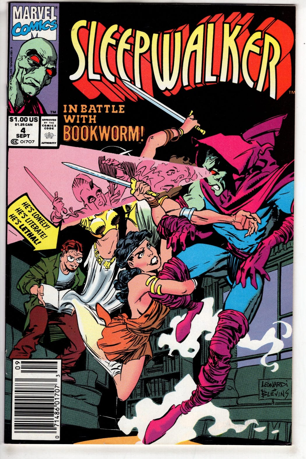 Marvel Comics Sleepwalker #4 (Newsstand)