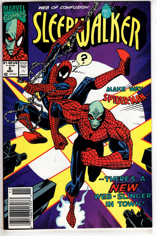 Marvel Comics Sleepwalker #6 (Newsstand)