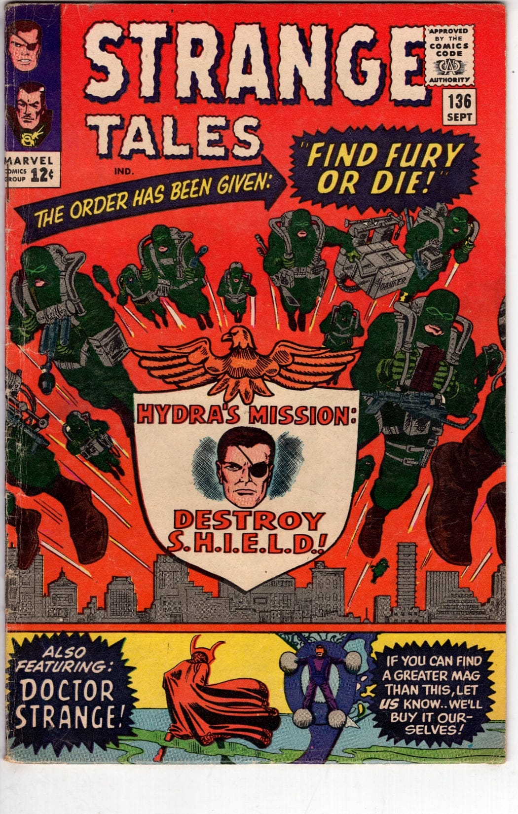 Marvel Comics Strange Tales #136 [G/VG]