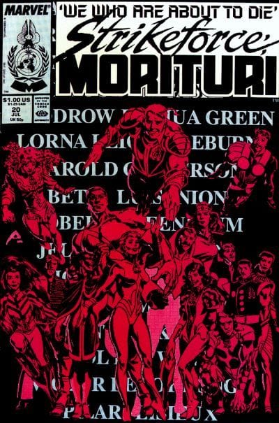 Marvel Comics Strikeforce: Morituri #20