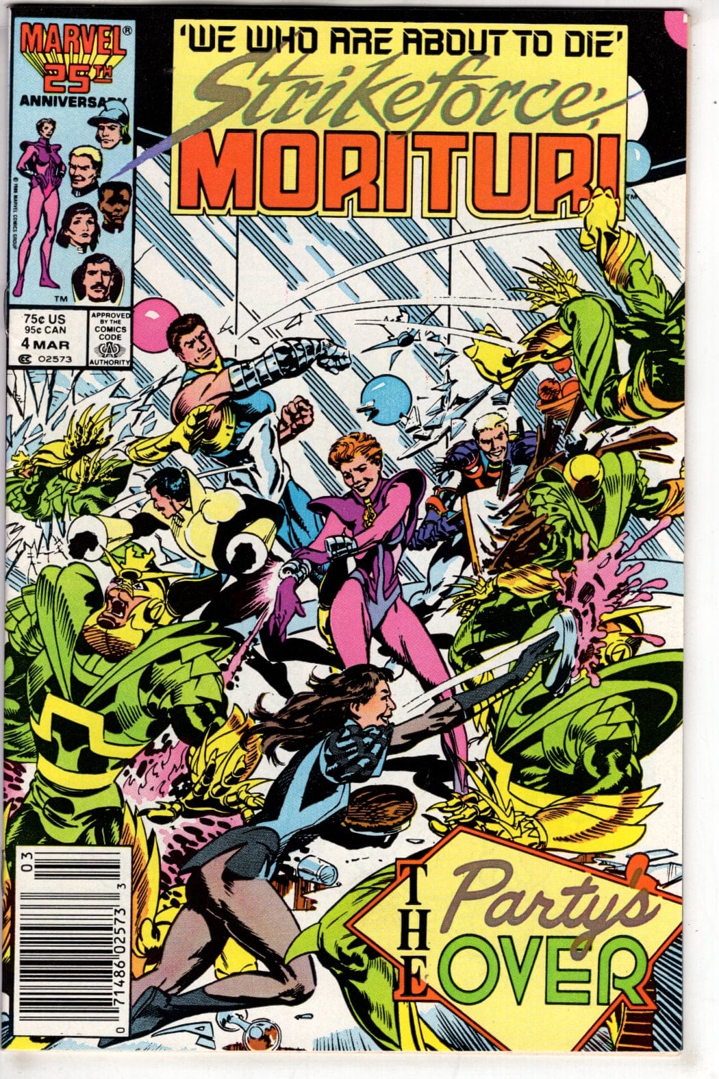 Marvel Comics Strikeforce: Morituri #4 (Newsstand)