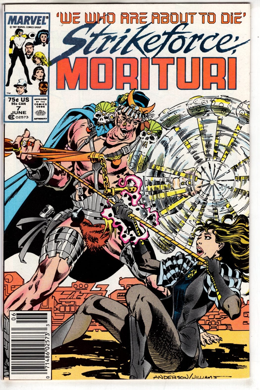 Marvel Comics Strikeforce: Morituri #7 (Newsstand)