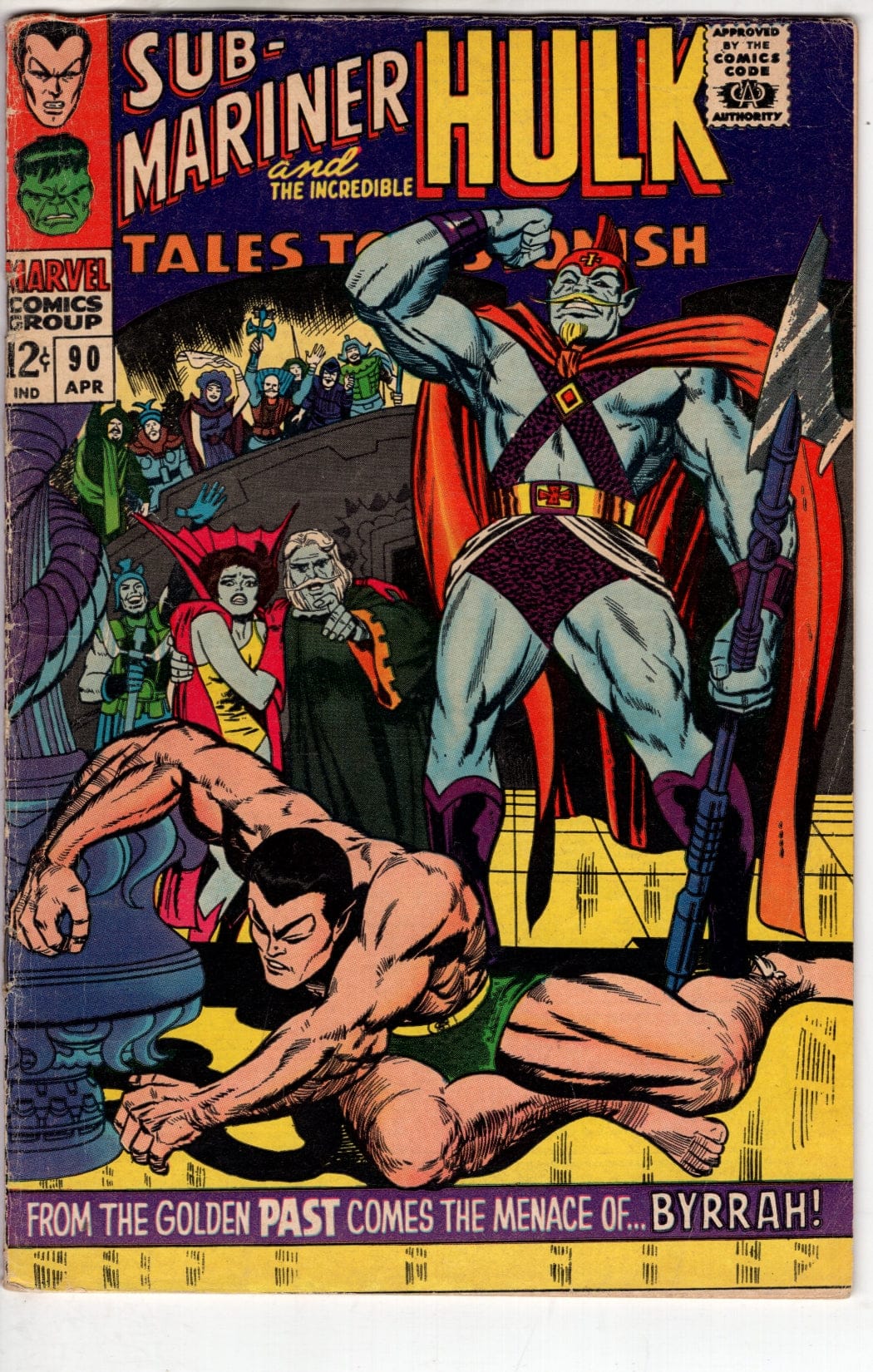 Marvel Comics Tales to Astonish #90 [VG]