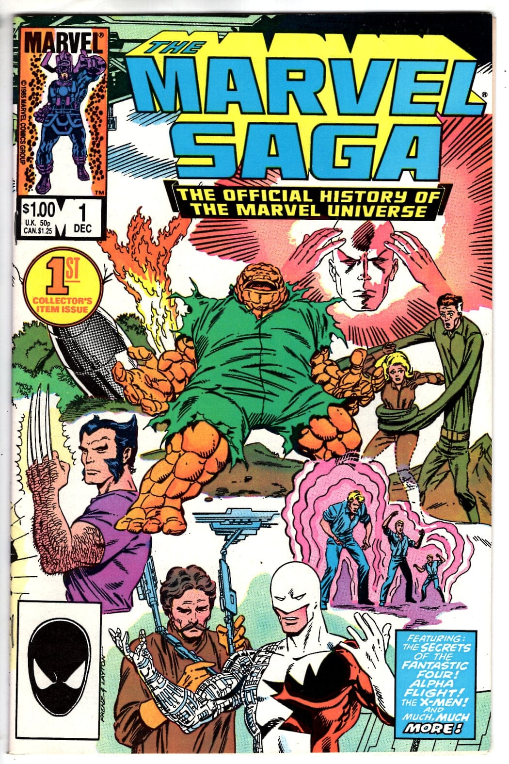 Marvel Comics The Marvel Saga The Official History of the Marvel Universe #1 [FN/VF]