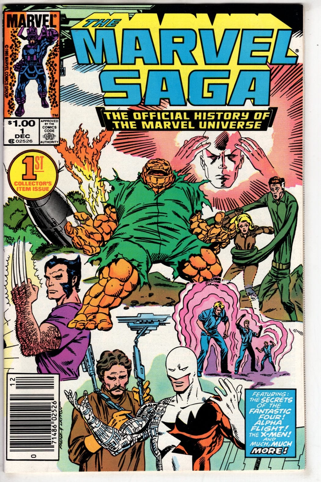 Marvel Comics The Marvel Saga The Official History of the Marvel Universe #1 (Newsstand)