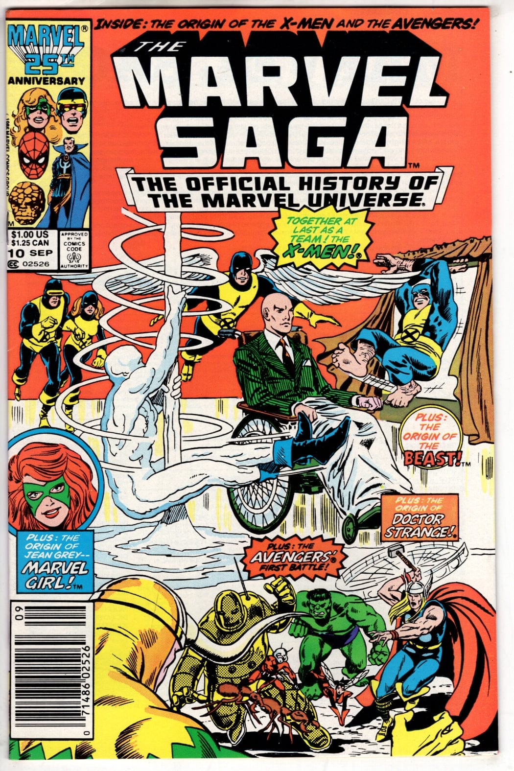 Marvel Comics The Marvel Saga The Official History of the Marvel Universe #10 (Newsstand)