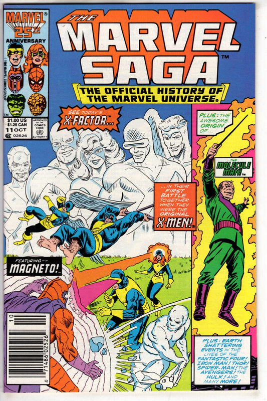 Marvel Comics The Marvel Saga The Official History of the Marvel Universe #11 (Newsstand)