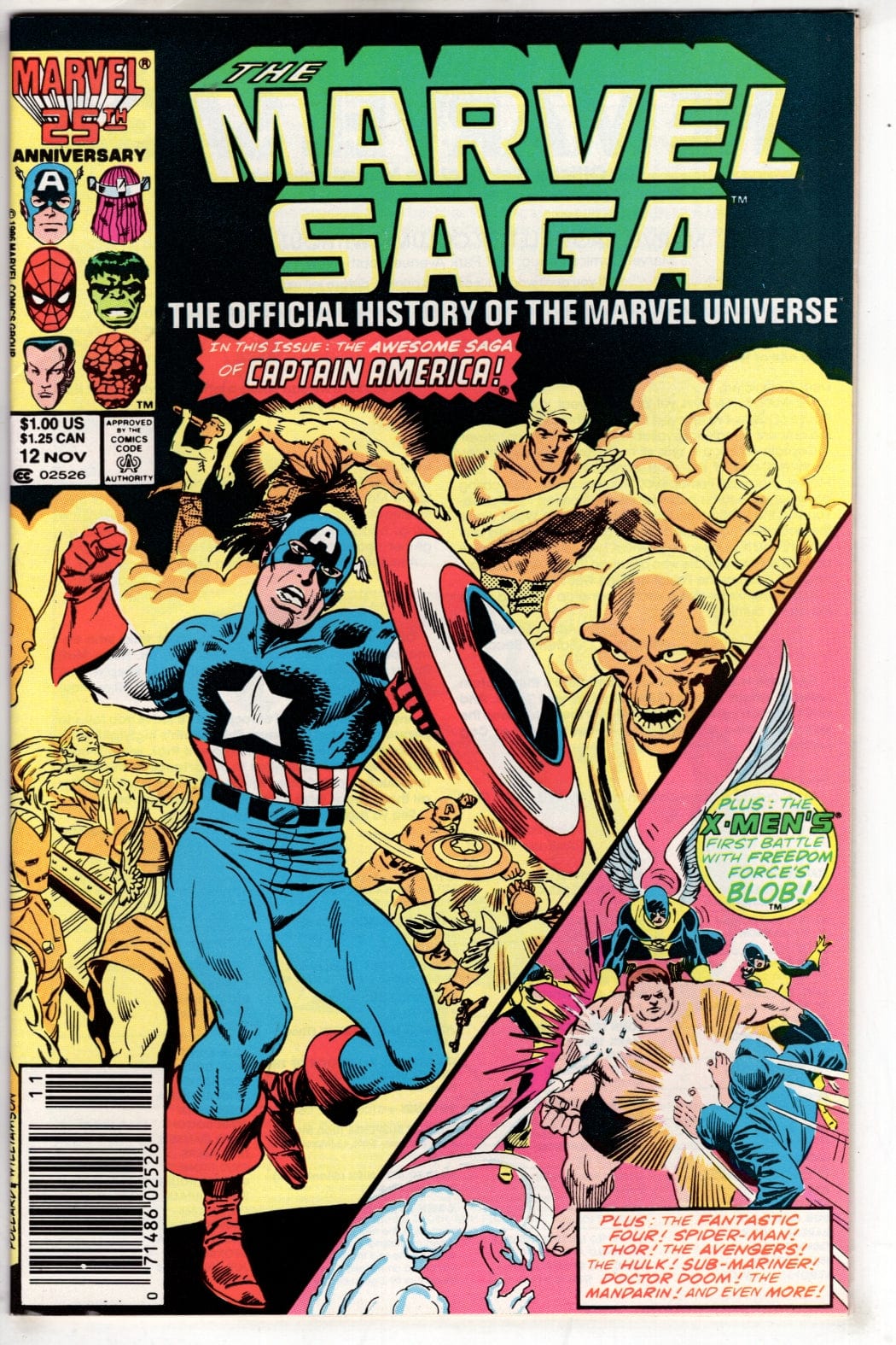 Marvel Comics The Marvel Saga The Official History of the Marvel Universe #12 (Newsstand)