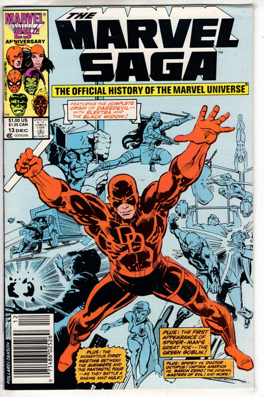 Marvel Comics The Marvel Saga The Official History of the Marvel Universe #13 (Newsstand)