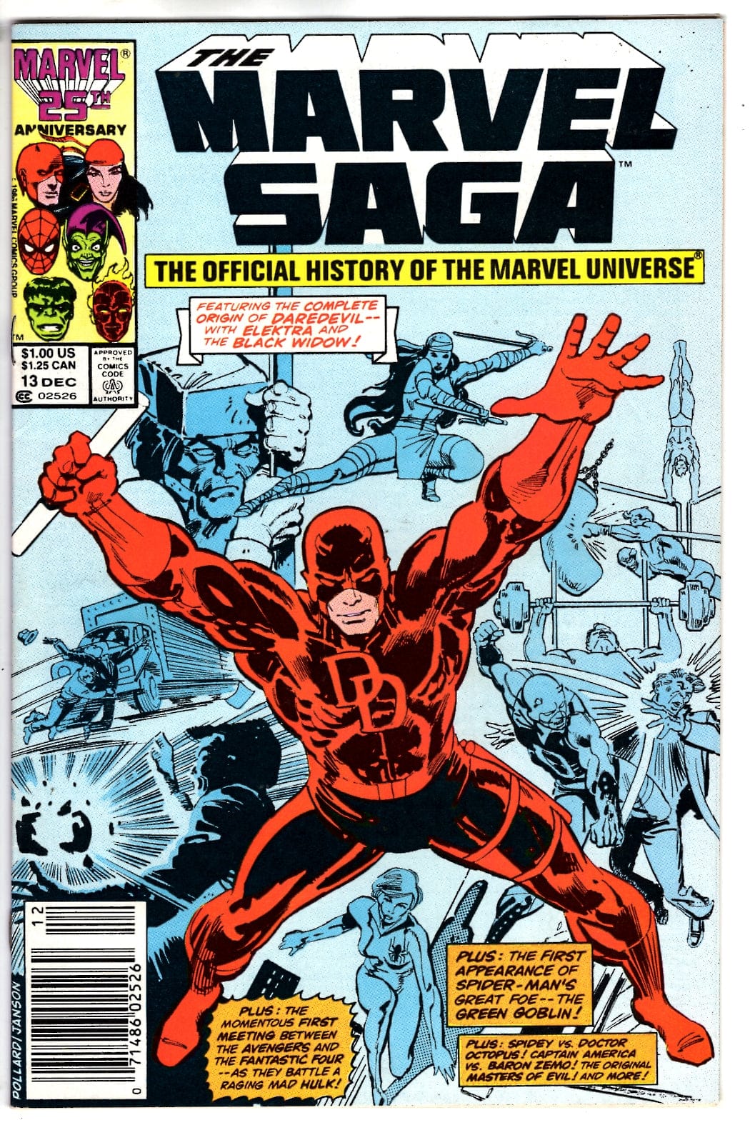 Marvel Comics The Marvel Saga The Official History of the Marvel Universe #13 (Newsstand) [FN/VF]