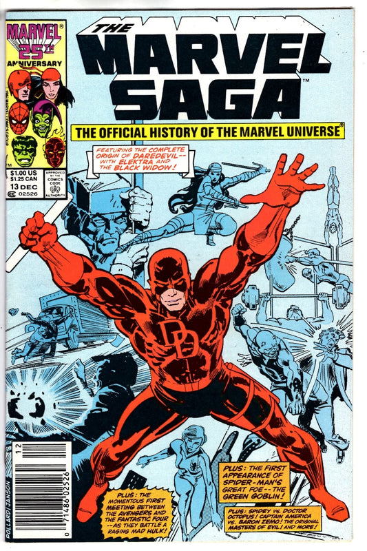 Marvel Comics The Marvel Saga The Official History of the Marvel Universe #13 (Newsstand) [FN/VF]