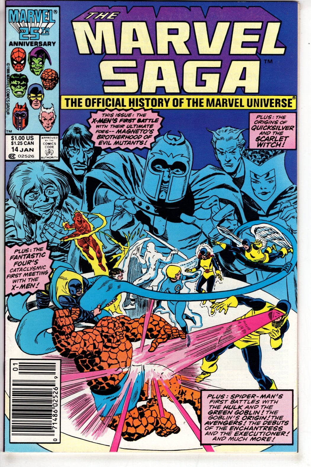 Marvel Comics The Marvel Saga The Official History of the Marvel Universe #14 (Newsstand)