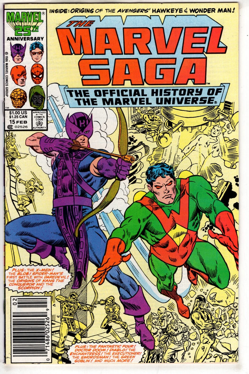 Marvel Comics The Marvel Saga The Official History of the Marvel Universe #15 (Newsstand)