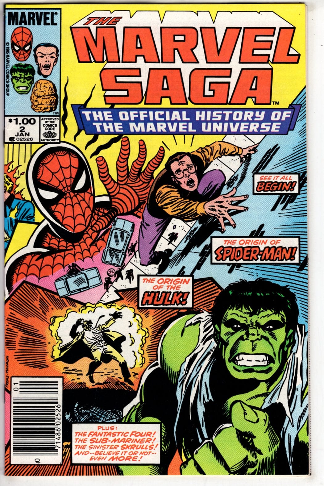 Marvel Comics The Marvel Saga The Official History of the Marvel Universe #2 (Newsstand)