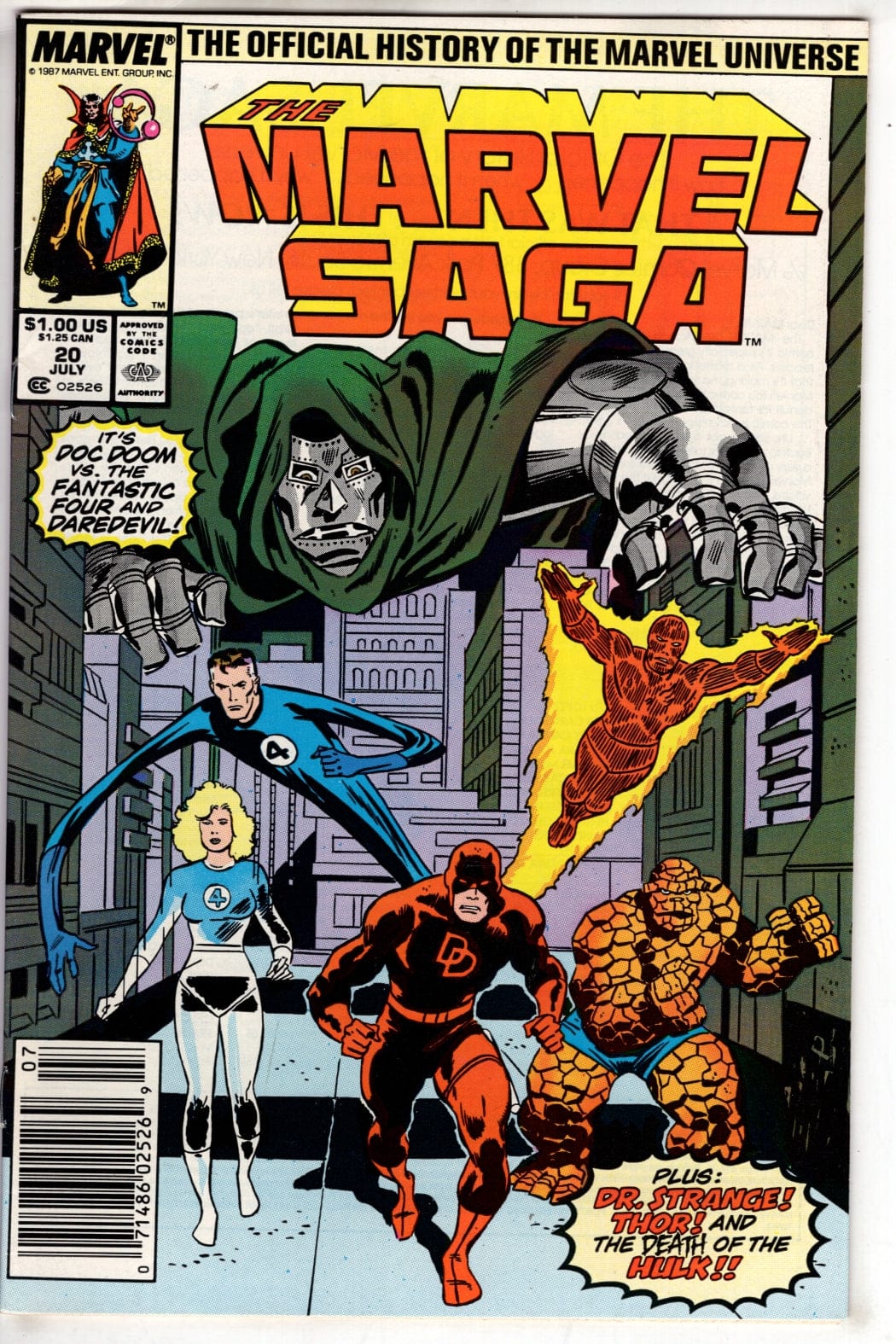 Marvel Comics The Marvel Saga The Official History of the Marvel Universe #20 (Newsstand)