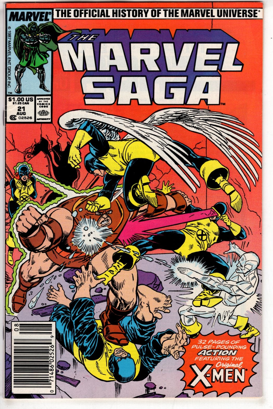 Marvel Comics The Marvel Saga The Official History of the Marvel Universe #21 (Newsstand)