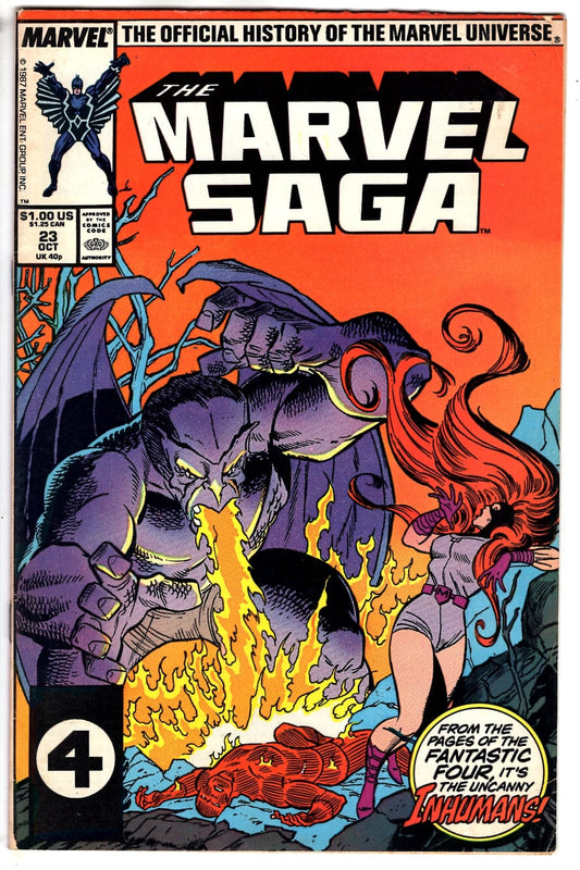 Marvel Comics The Marvel Saga The Official History of the Marvel Universe #23 [VG]