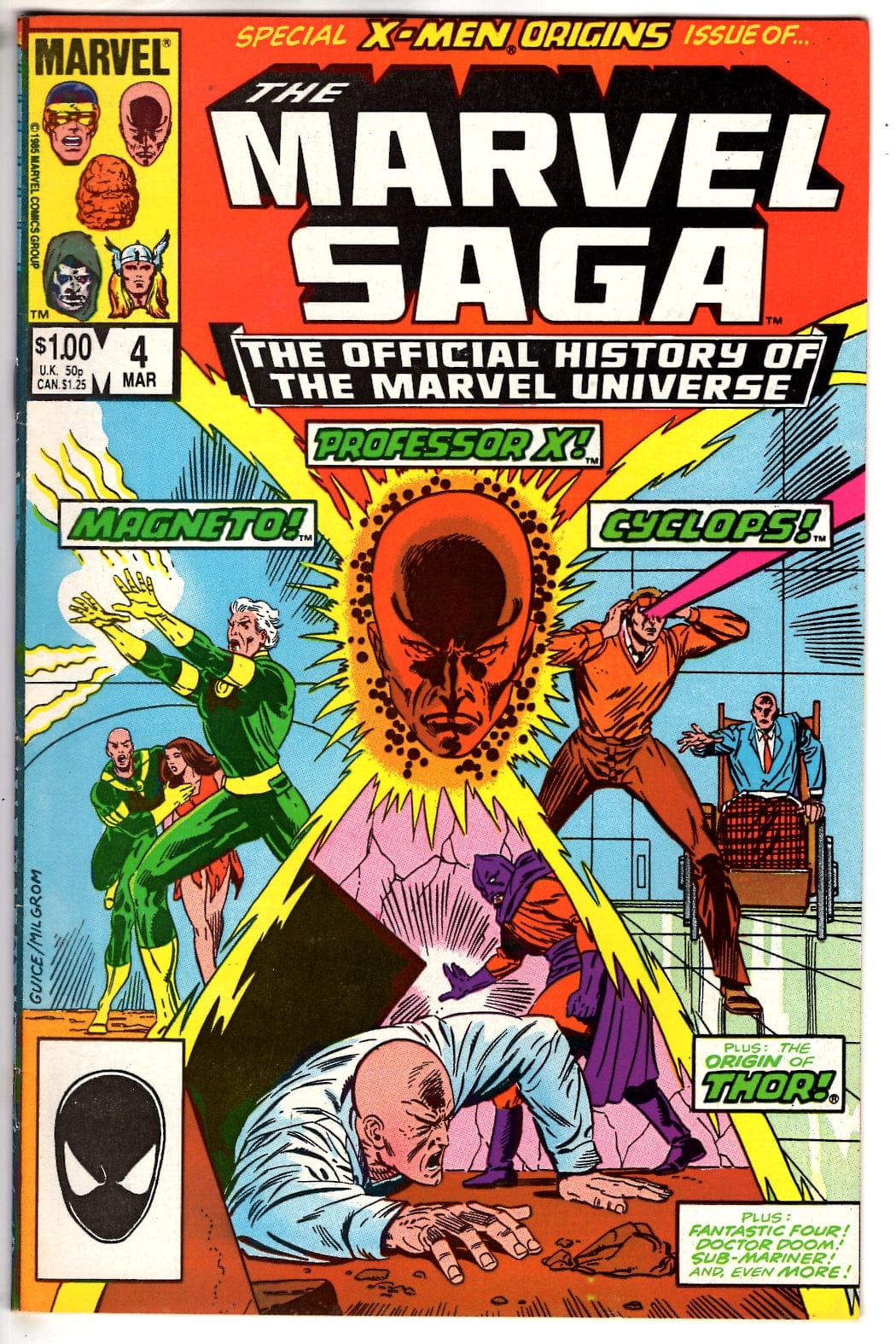 Marvel Comics The Marvel Saga The Official History of the Marvel Universe #4 [FN/VF]