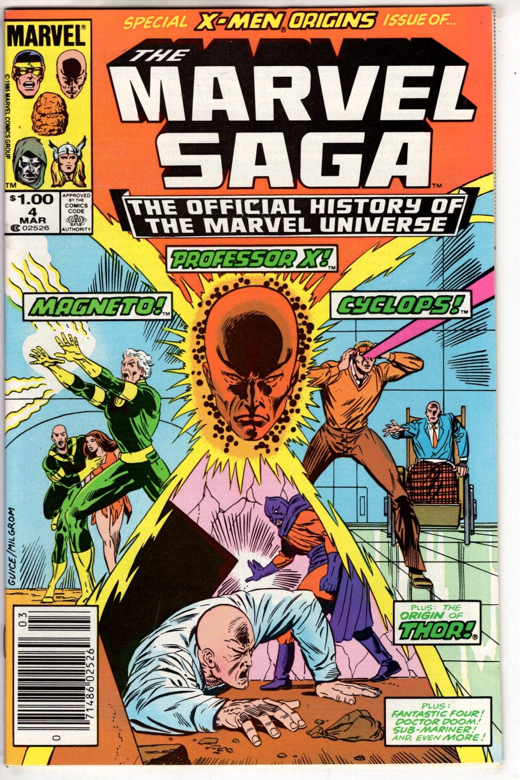 Marvel Comics The Marvel Saga The Official History of the Marvel Universe #4 (Newsstand)