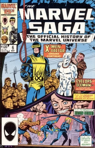 Marvel Comics The Marvel Saga The Official History of the Marvel Universe #6 (Newsstand)