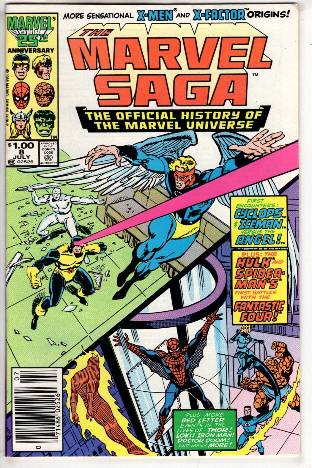 Marvel Comics The Marvel Saga The Official History of the Marvel Universe #8 (Newsstand)