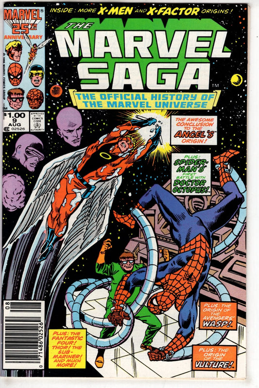 Marvel Comics The Marvel Saga The Official History of the Marvel Universe #9 (Newsstand)