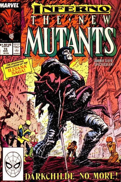 Marvel Comics The New Mutants #73 [FN/VF]