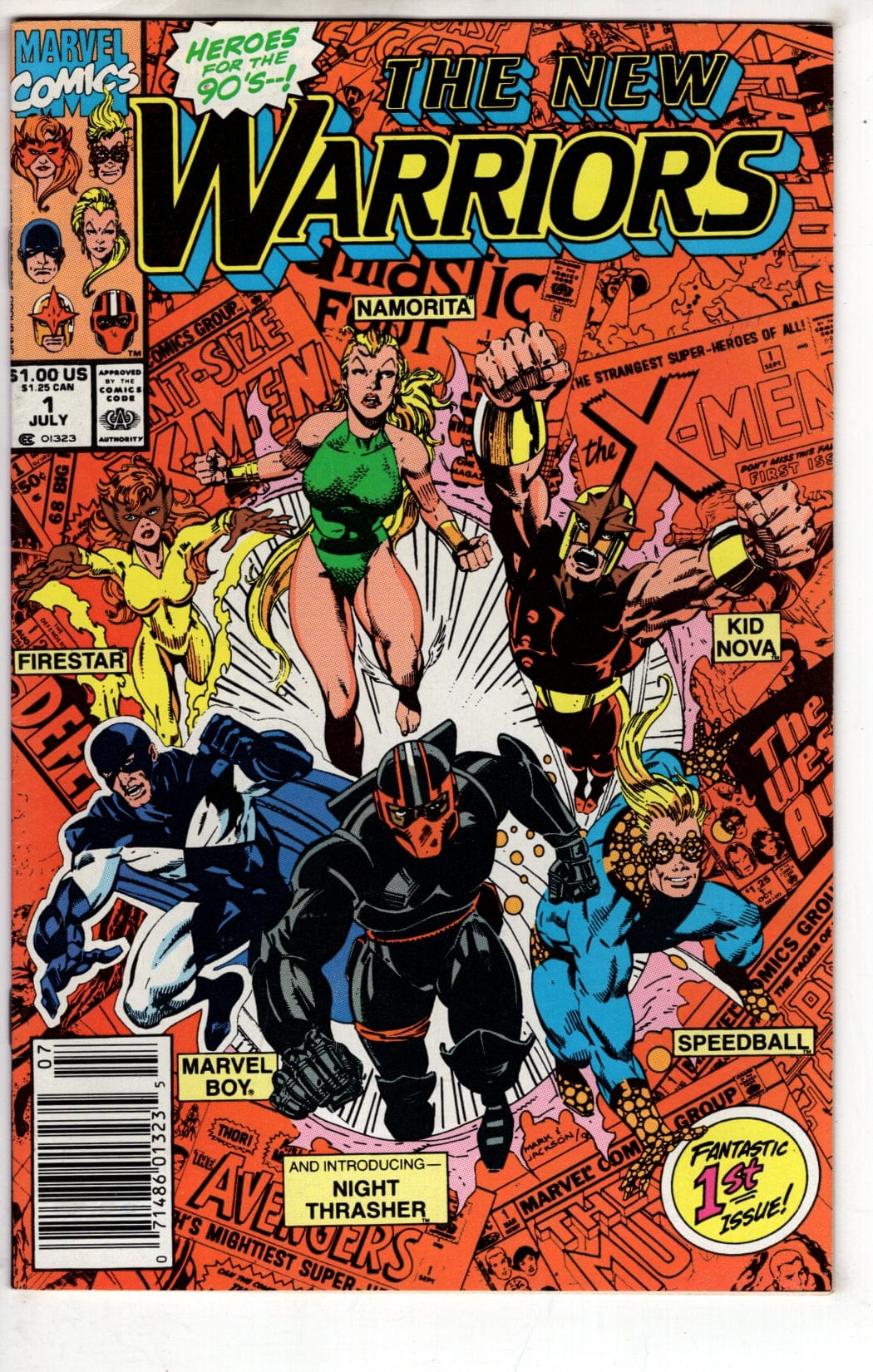 Marvel Comics The New Warriors #1 [FINE]