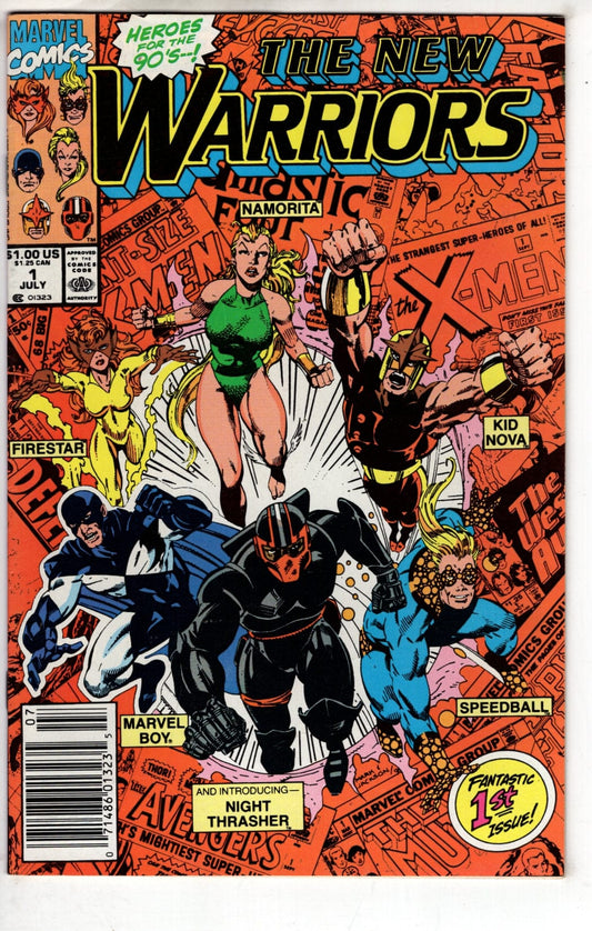 Marvel Comics The New Warriors #1 [FINE]