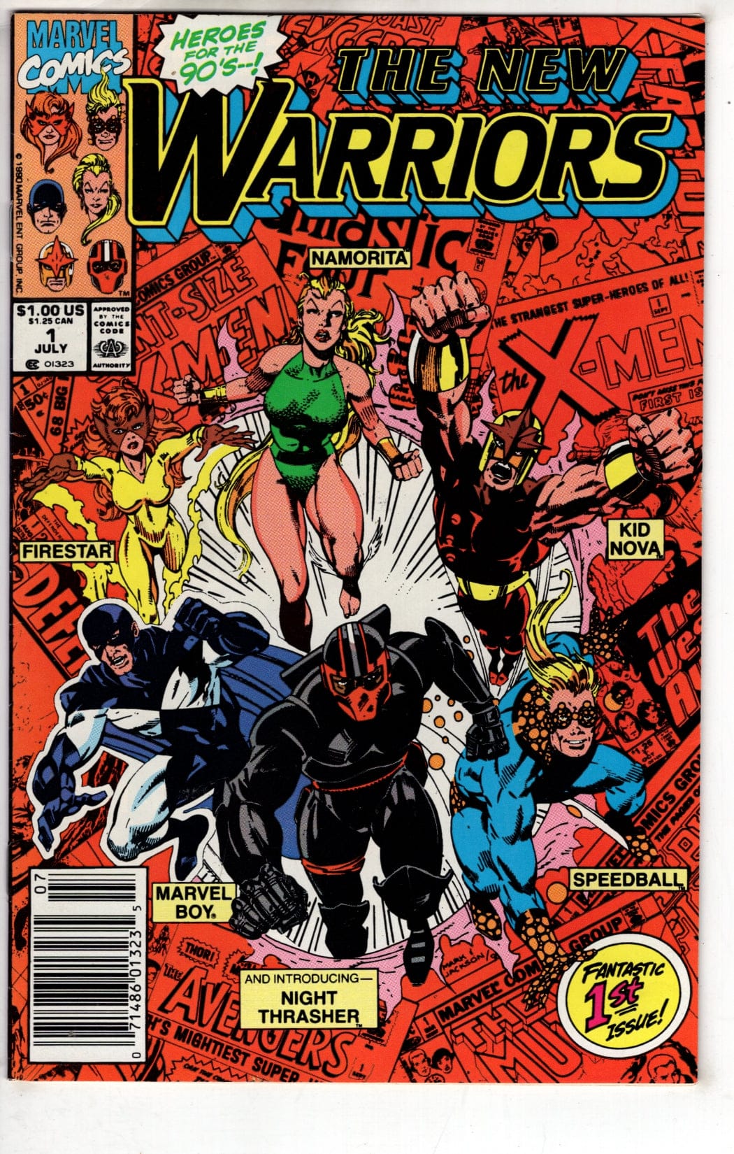 Marvel Comics The New Warriors #1 [VF]