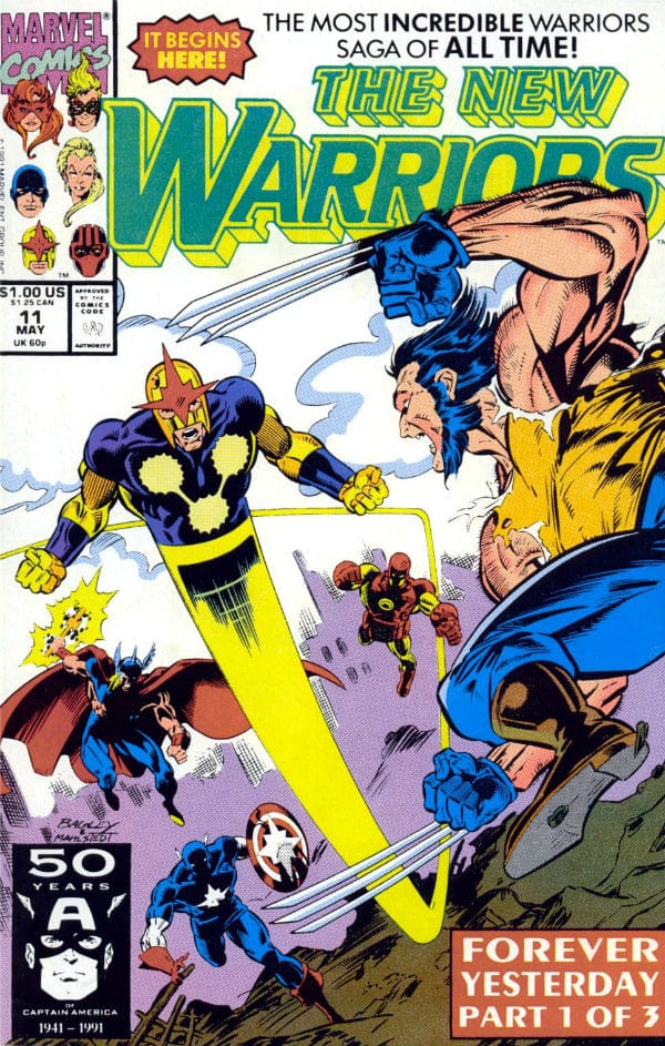 Marvel Comics The New Warriors #11 [VF]