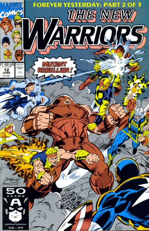 Marvel Comics The New Warriors #12 [VF]