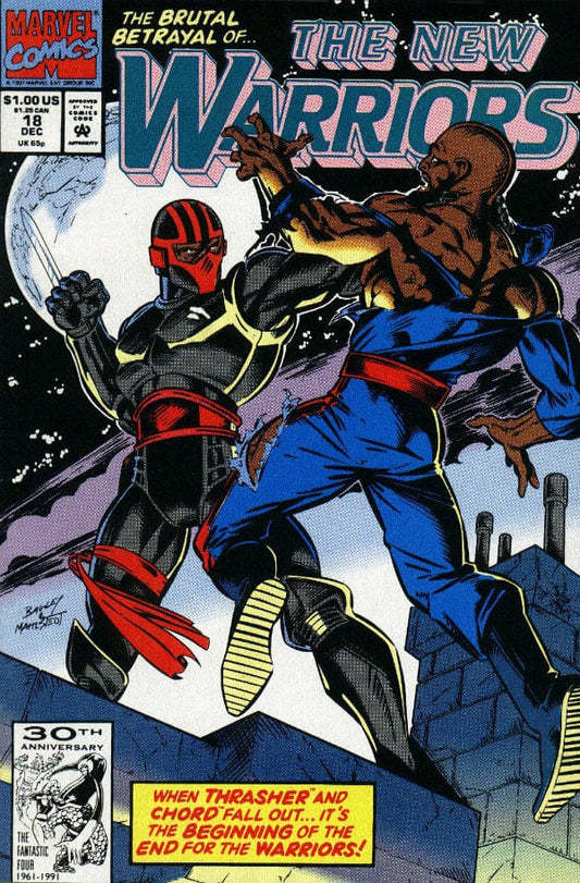 Marvel Comics The New Warriors #18 [FINE]