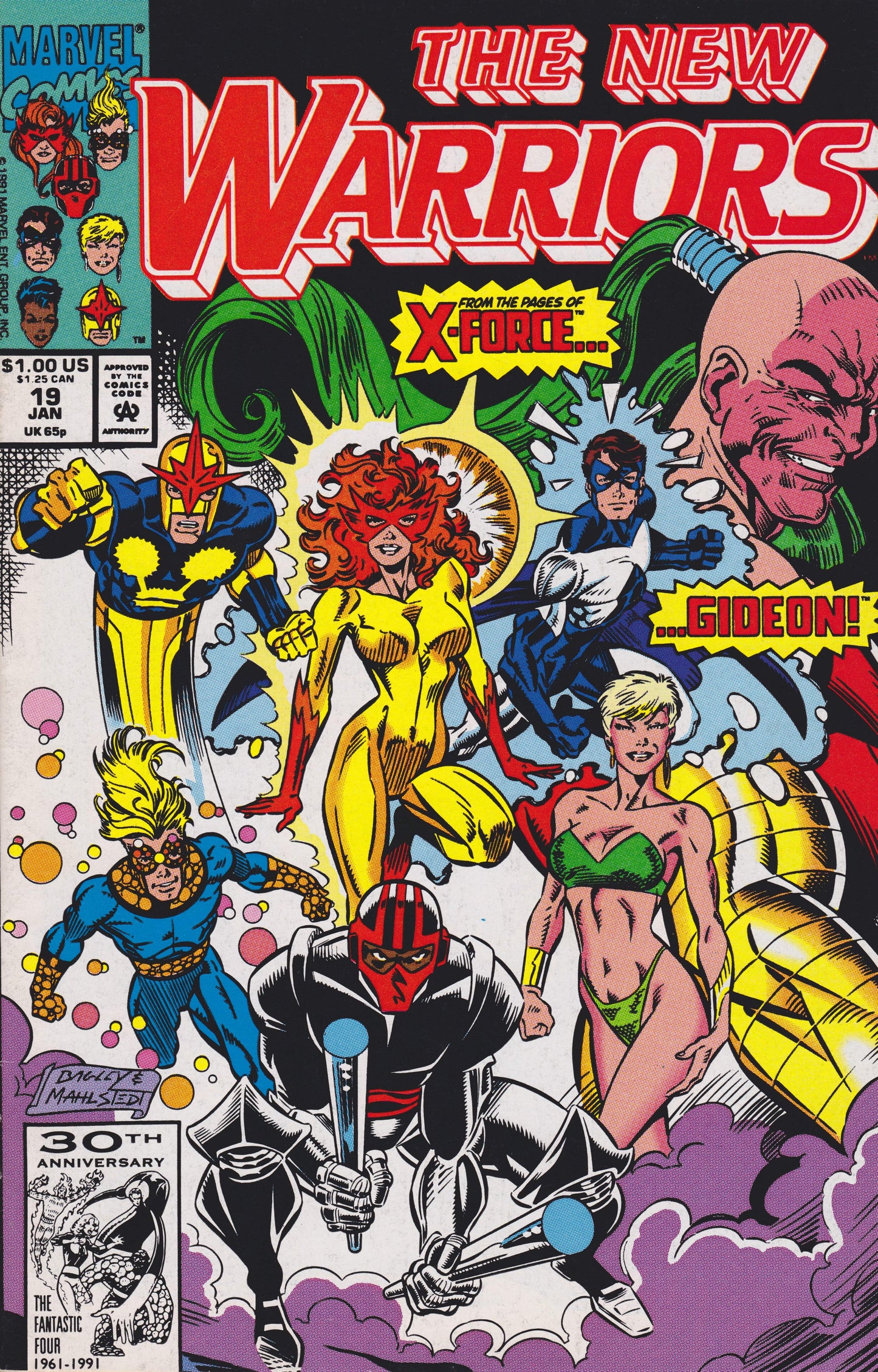 Marvel Comics The New Warriors #19 [FINE]
