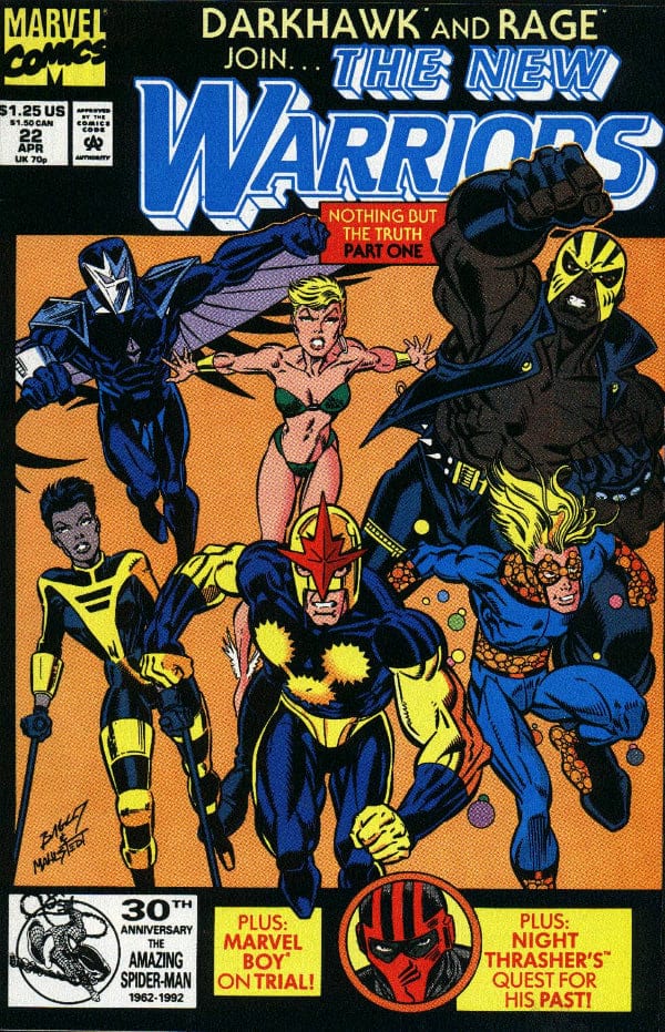 Marvel Comics The New Warriors #22 [VF]