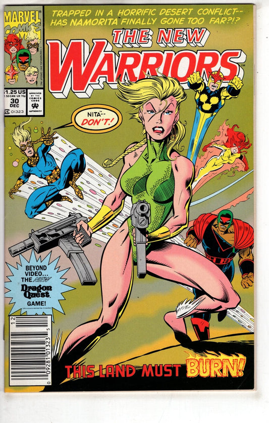 Marvel Comics The New Warriors #30 [FINE]