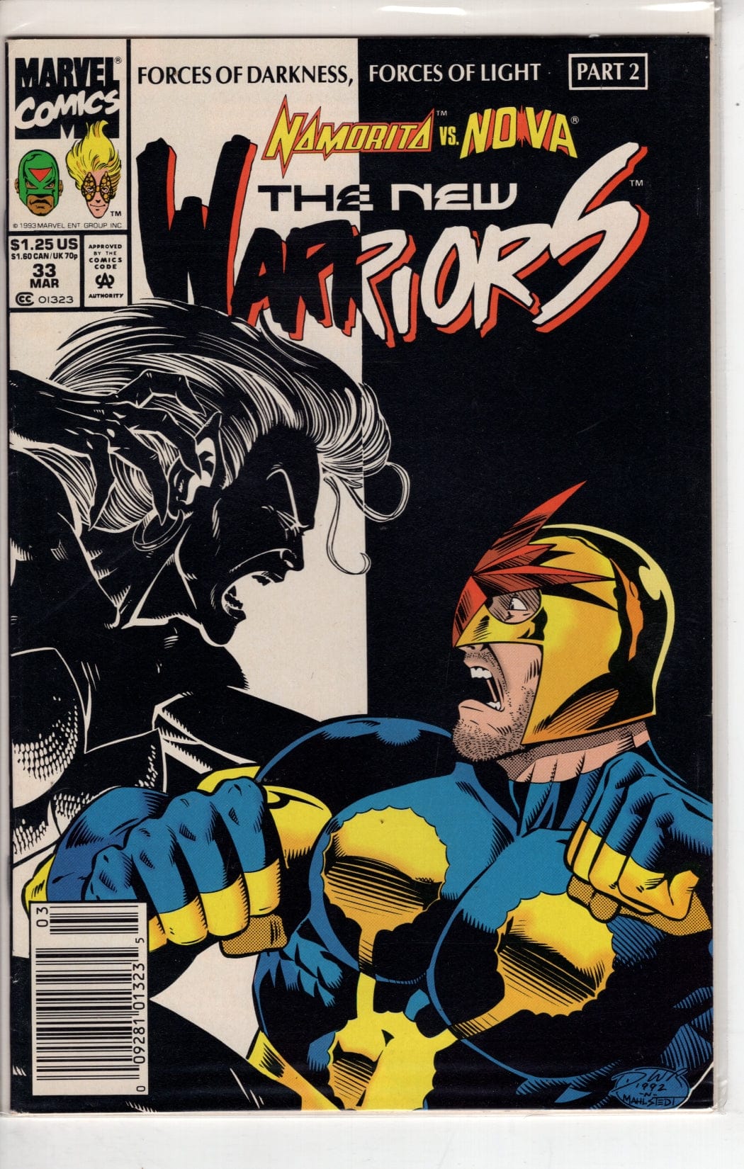 Marvel Comics The New Warriors #33 [FINE]