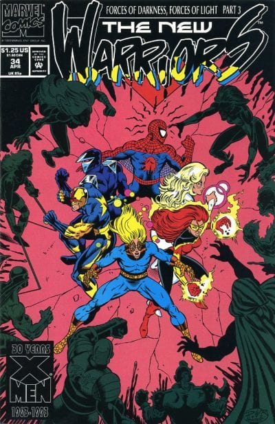 Marvel Comics The New Warriors #34 [VF]