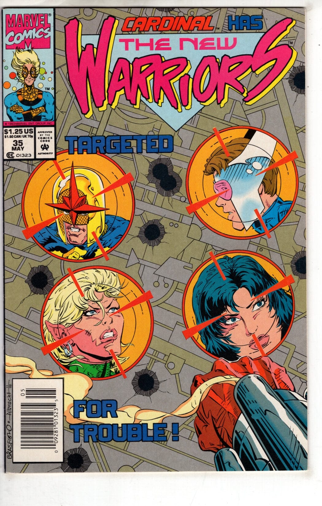Marvel Comics The New Warriors #35 [FINE]