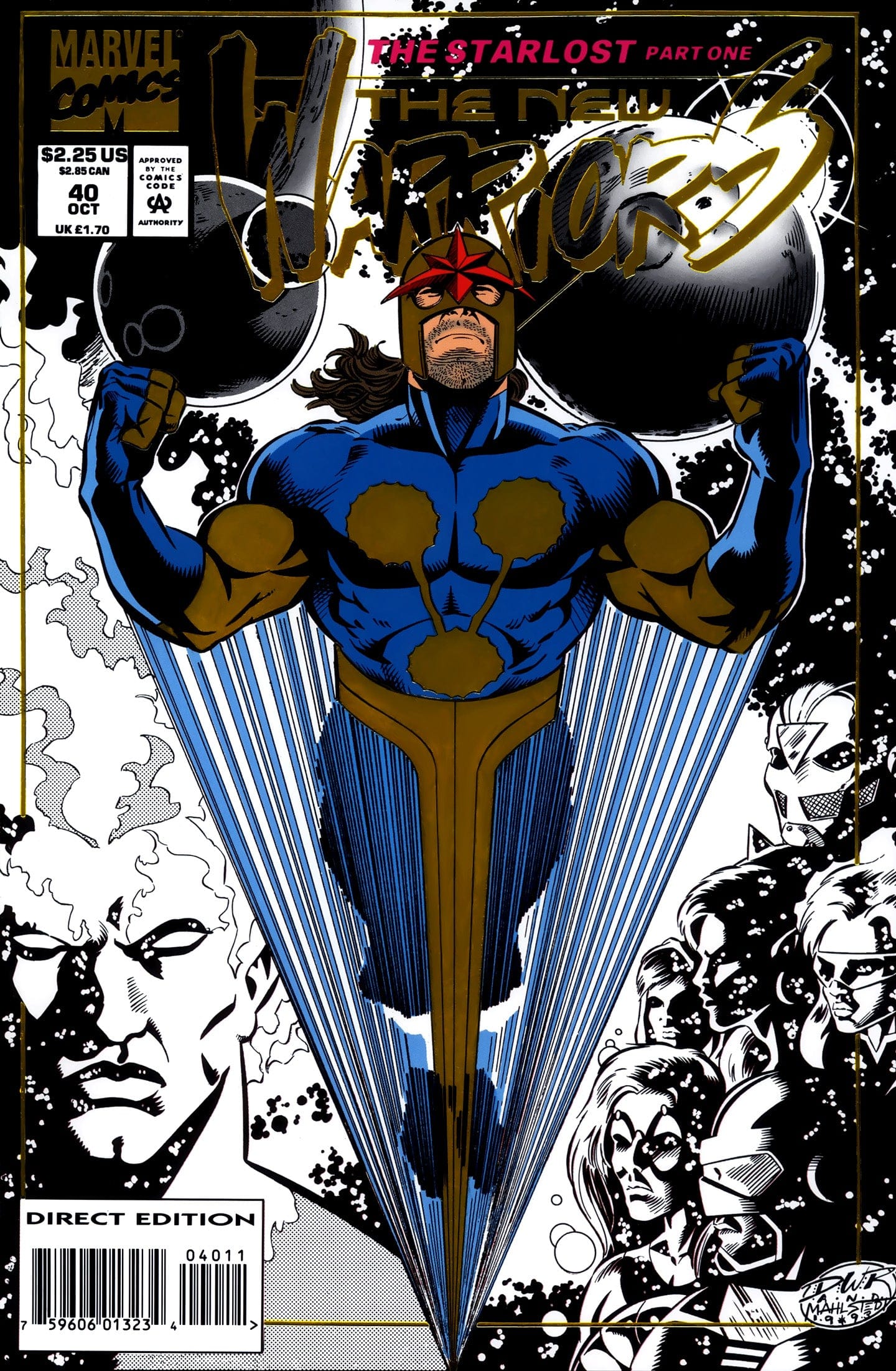 Marvel Comics The New Warriors #40 [FINE]