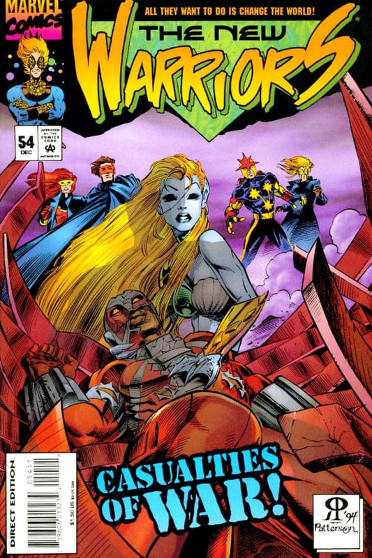 Marvel Comics The New Warriors #54 [FINE]