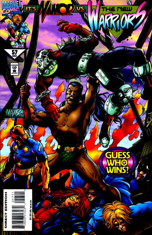 Marvel Comics The New Warriors #57 [FINE]