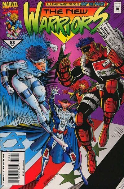 Marvel Comics The New Warriors #58 [FINE]