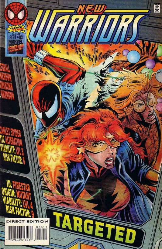 Marvel Comics The New Warriors #63 [FINE]
